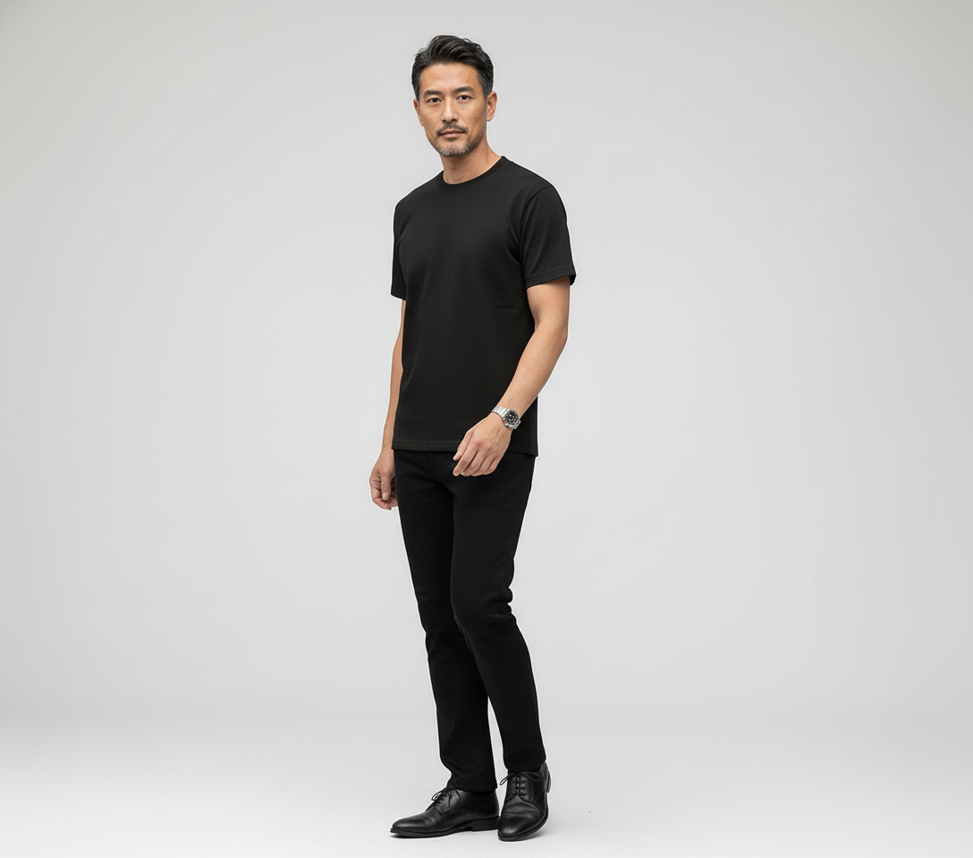 オーガニック クルーネック Tシャツ