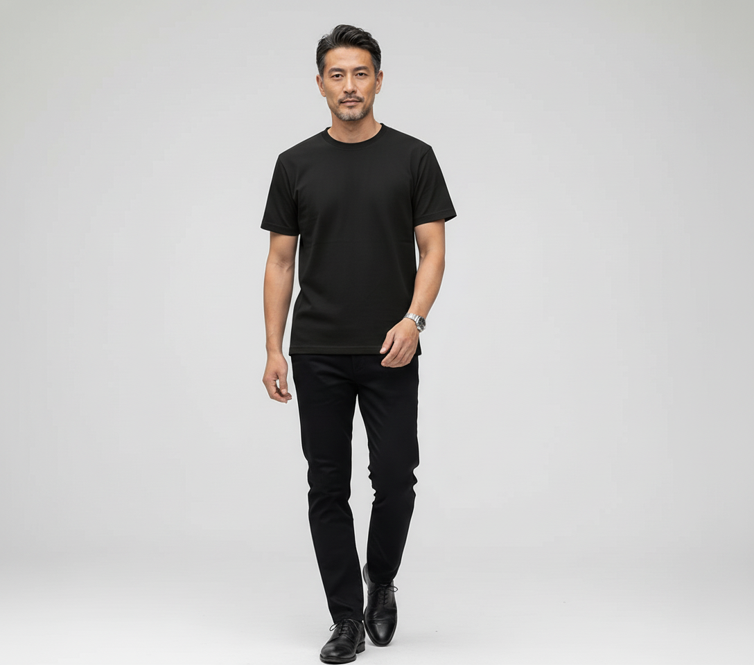 オーガニック クルーネック Tシャツ