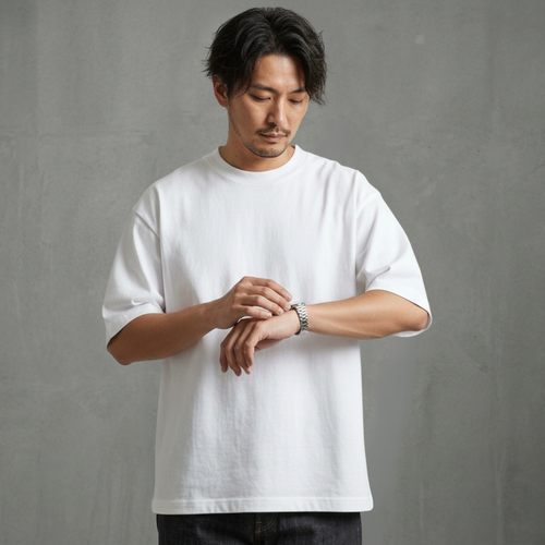 リラックス ハーフスリーブ Tシャツ