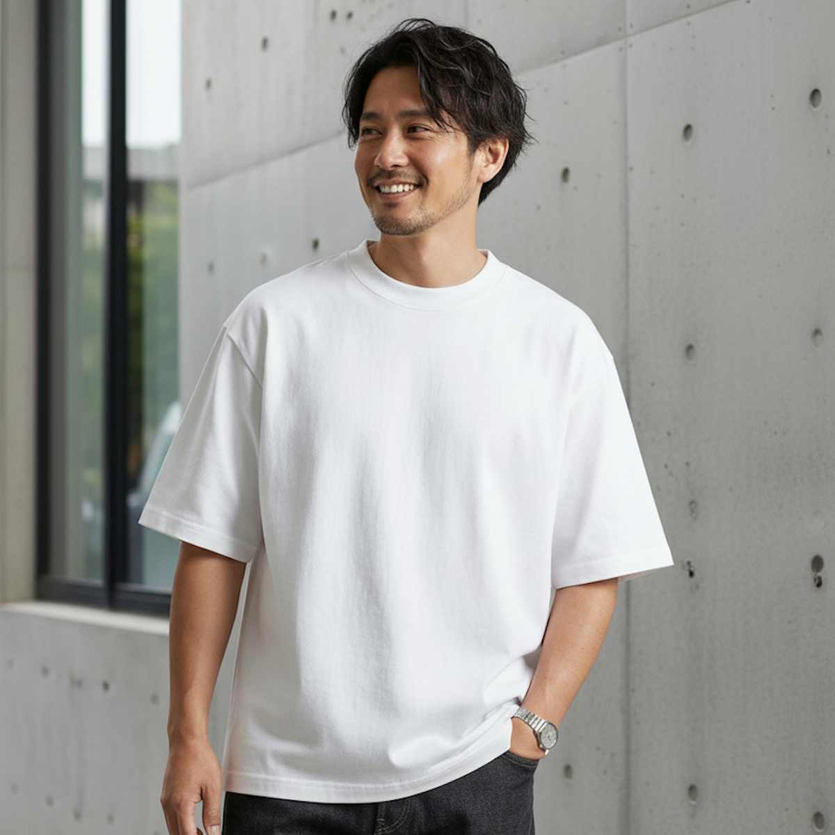 リラックス ハーフスリーブ Tシャツ