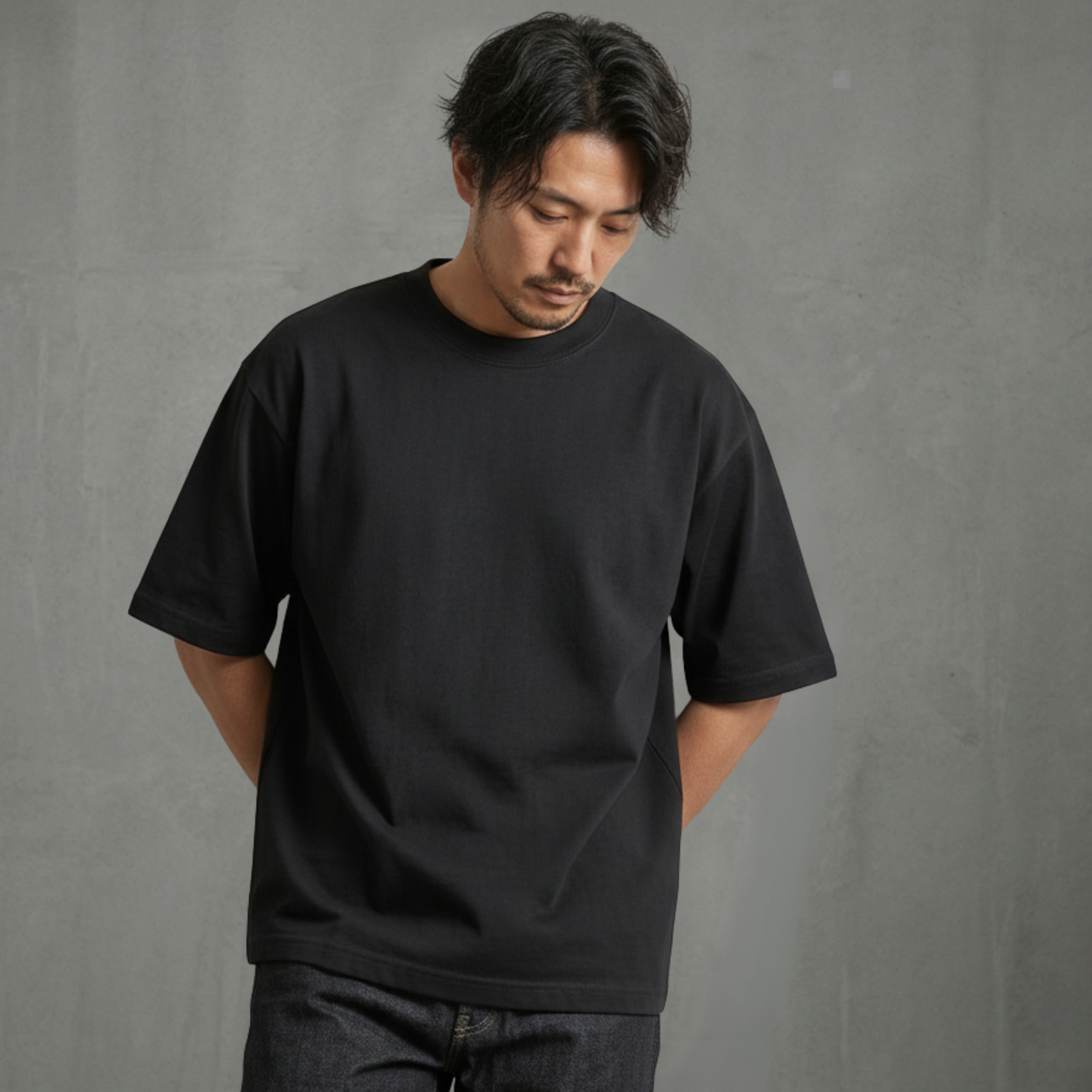 リラックス ハーフスリーブ Tシャツ