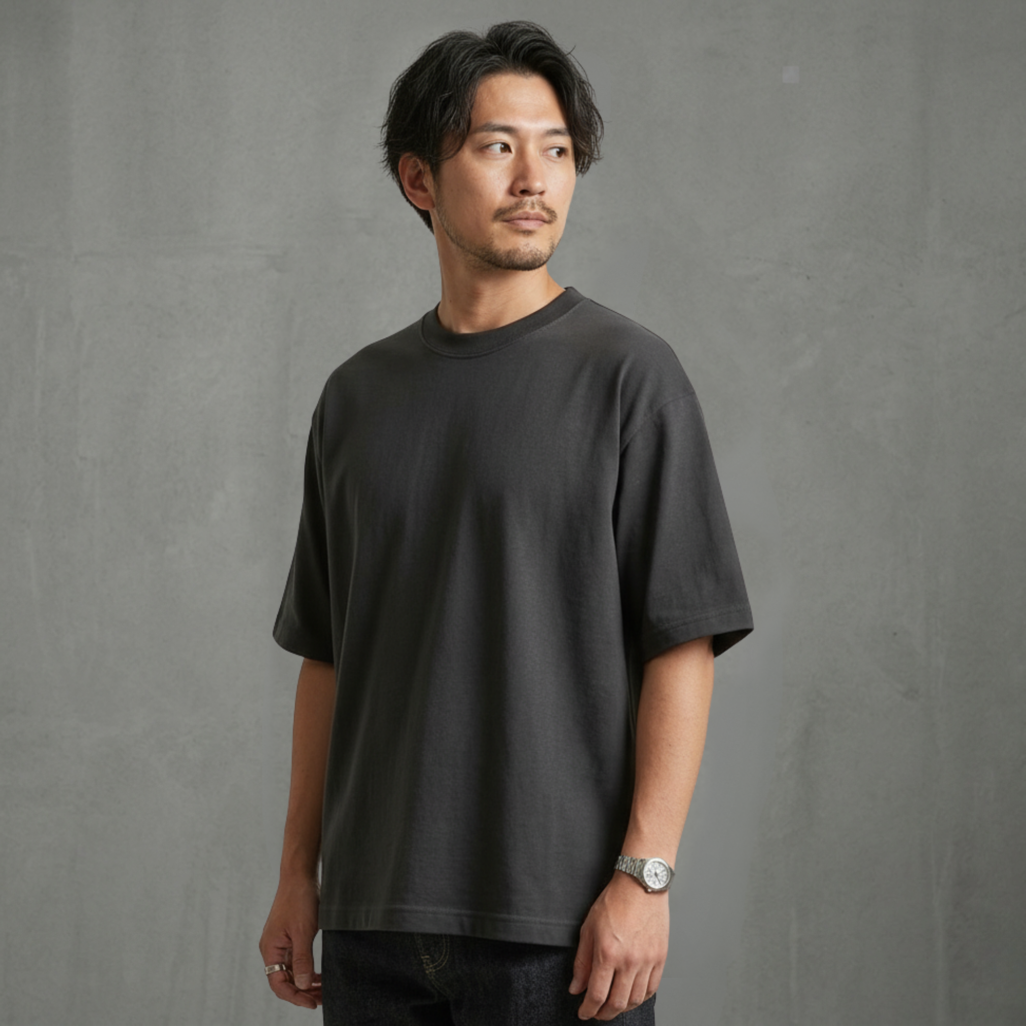 リラックス ハーフスリーブ Tシャツ