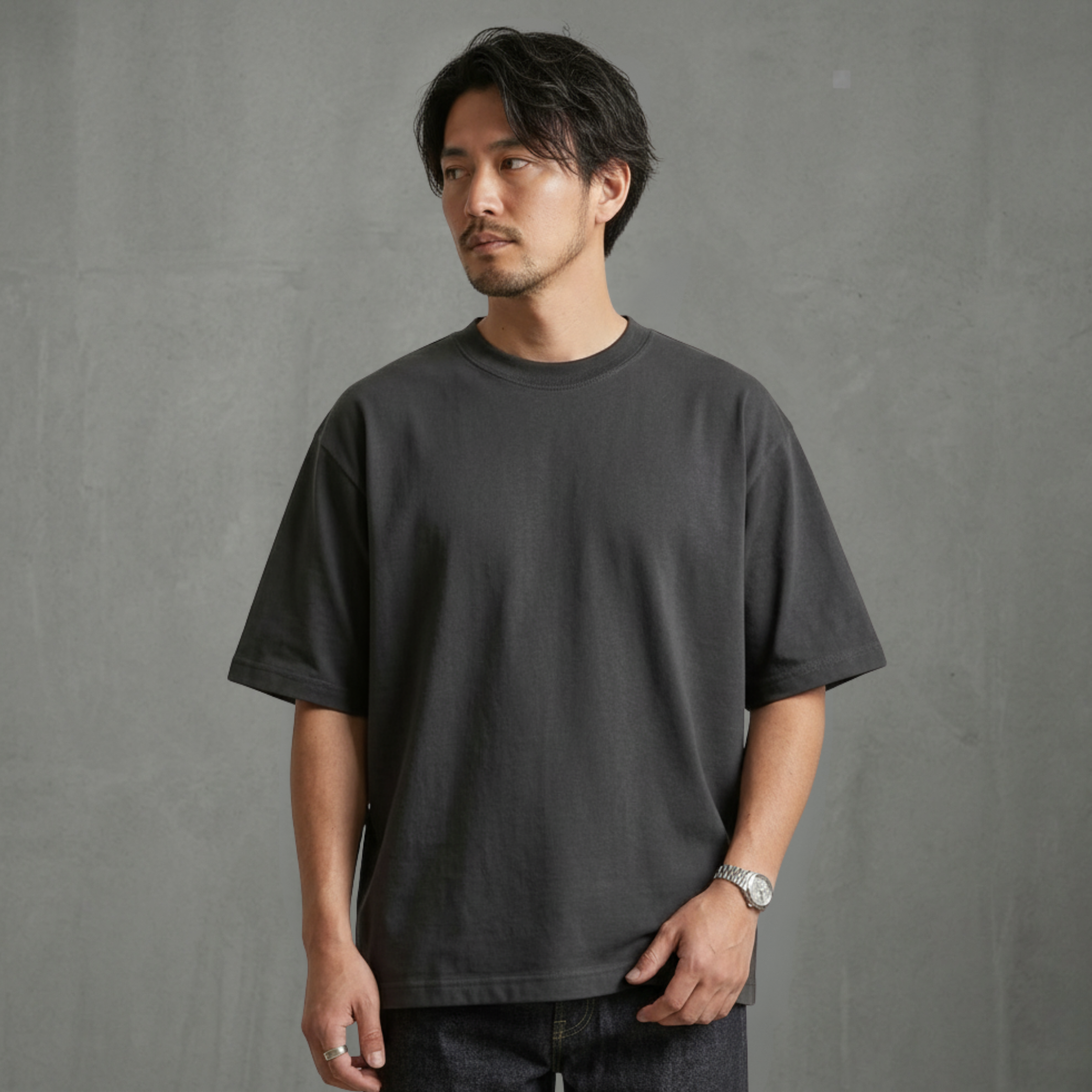 リラックス ハーフスリーブ Tシャツ