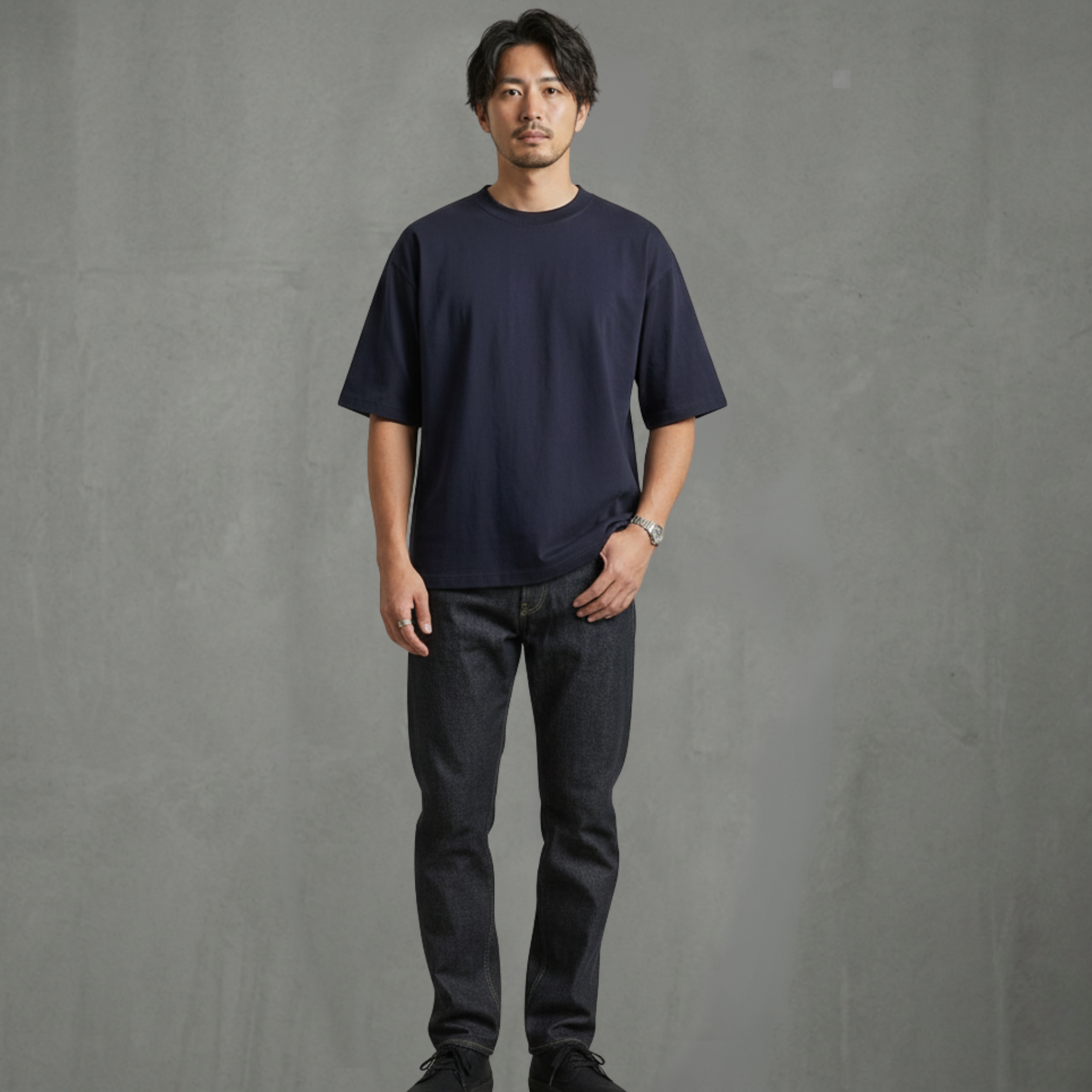 リラックス ハーフスリーブ Tシャツ