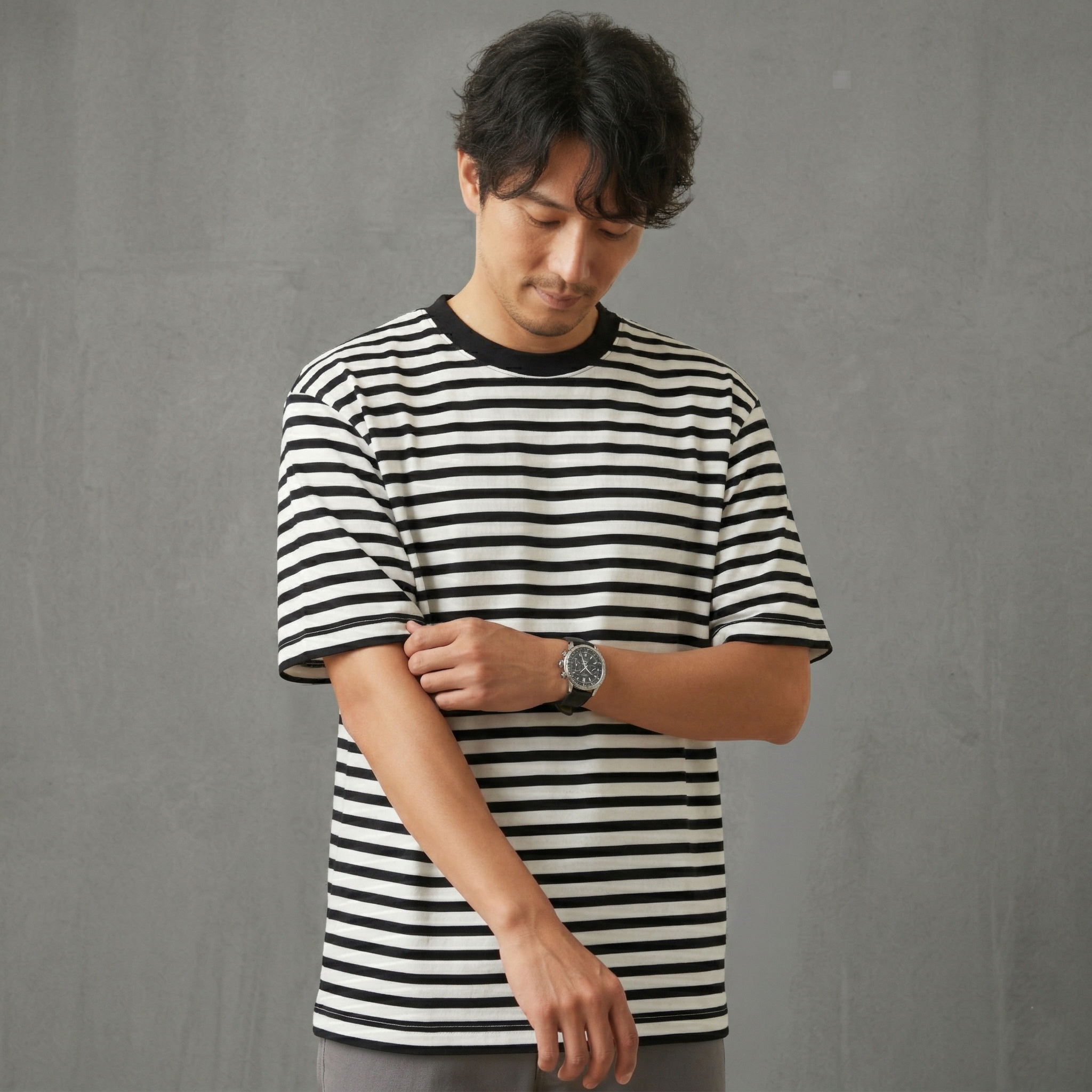 コンフォート・ボーダー Tシャツ