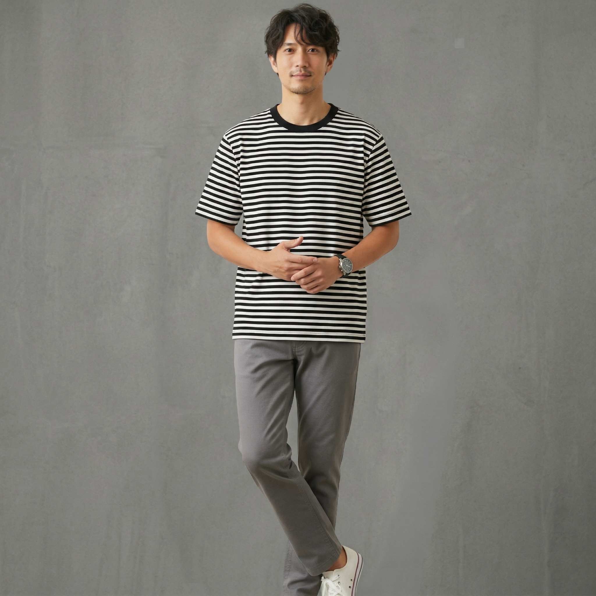 コンフォート・ボーダー Tシャツ