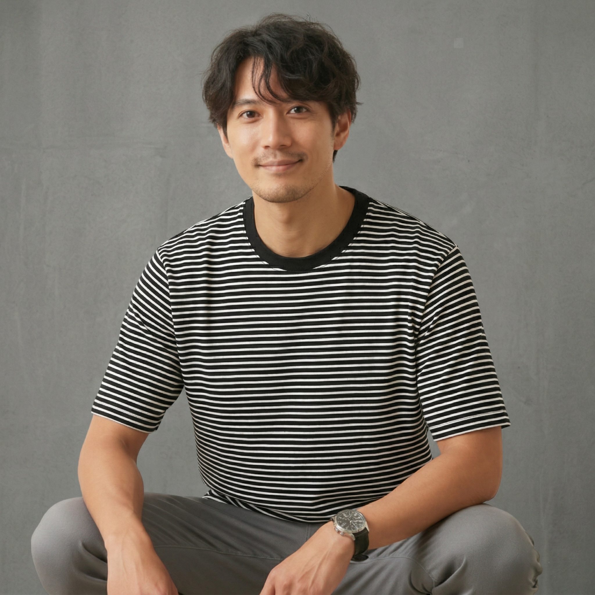 コンフォート・ボーダー Tシャツ