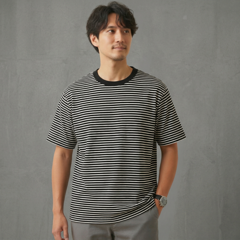 コンフォート・ボーダー Tシャツ
