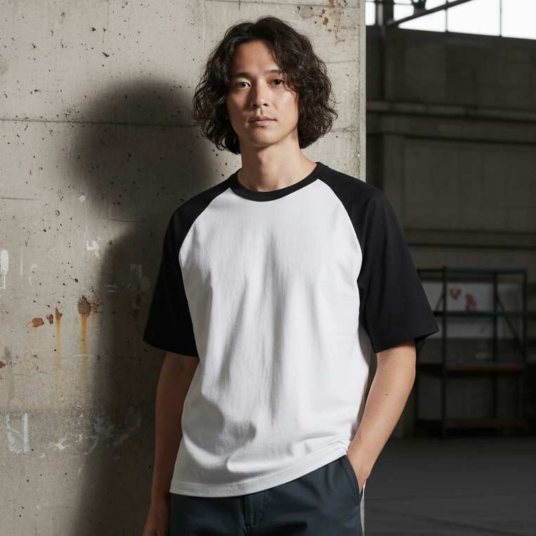 コンフォート ラグランスリーブ Tシャツ