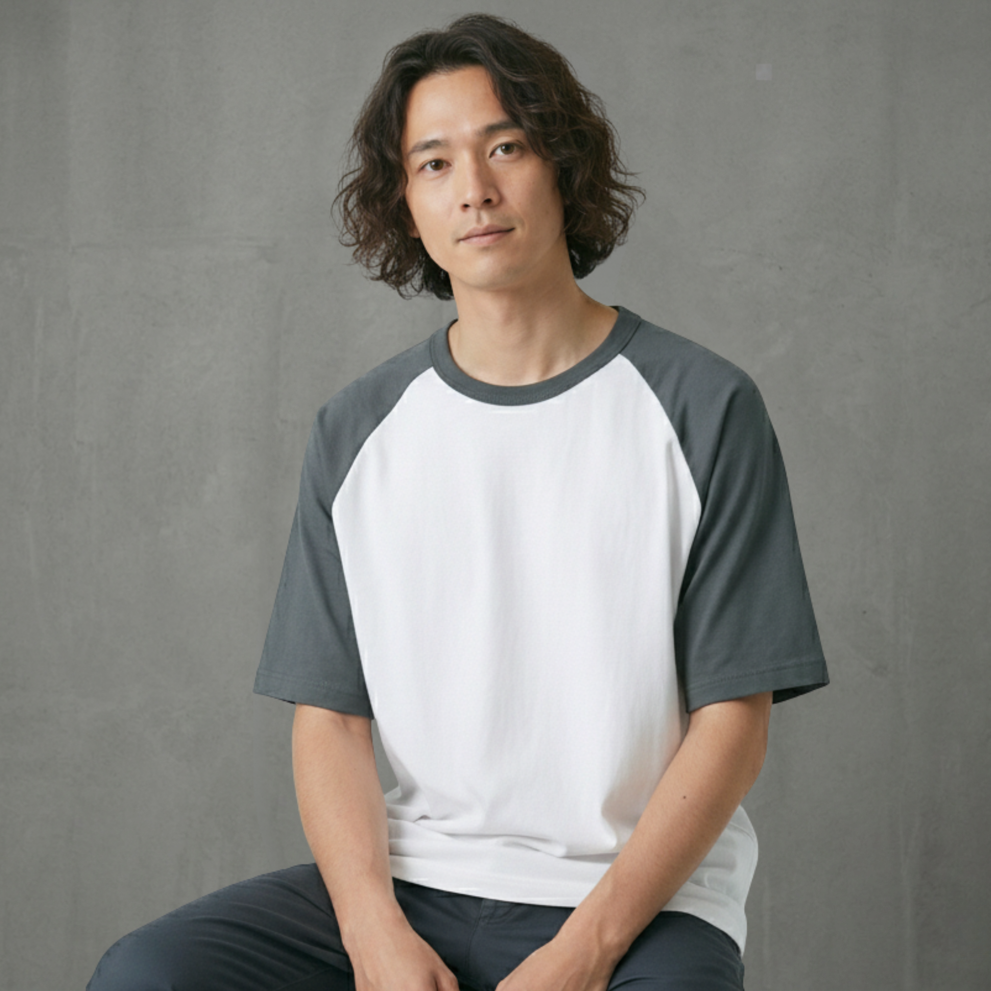 コンフォート ラグランスリーブ Tシャツ