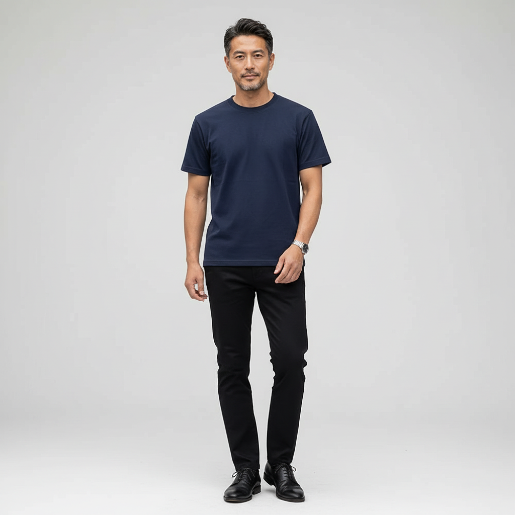 オーガニック クルーネック Tシャツ